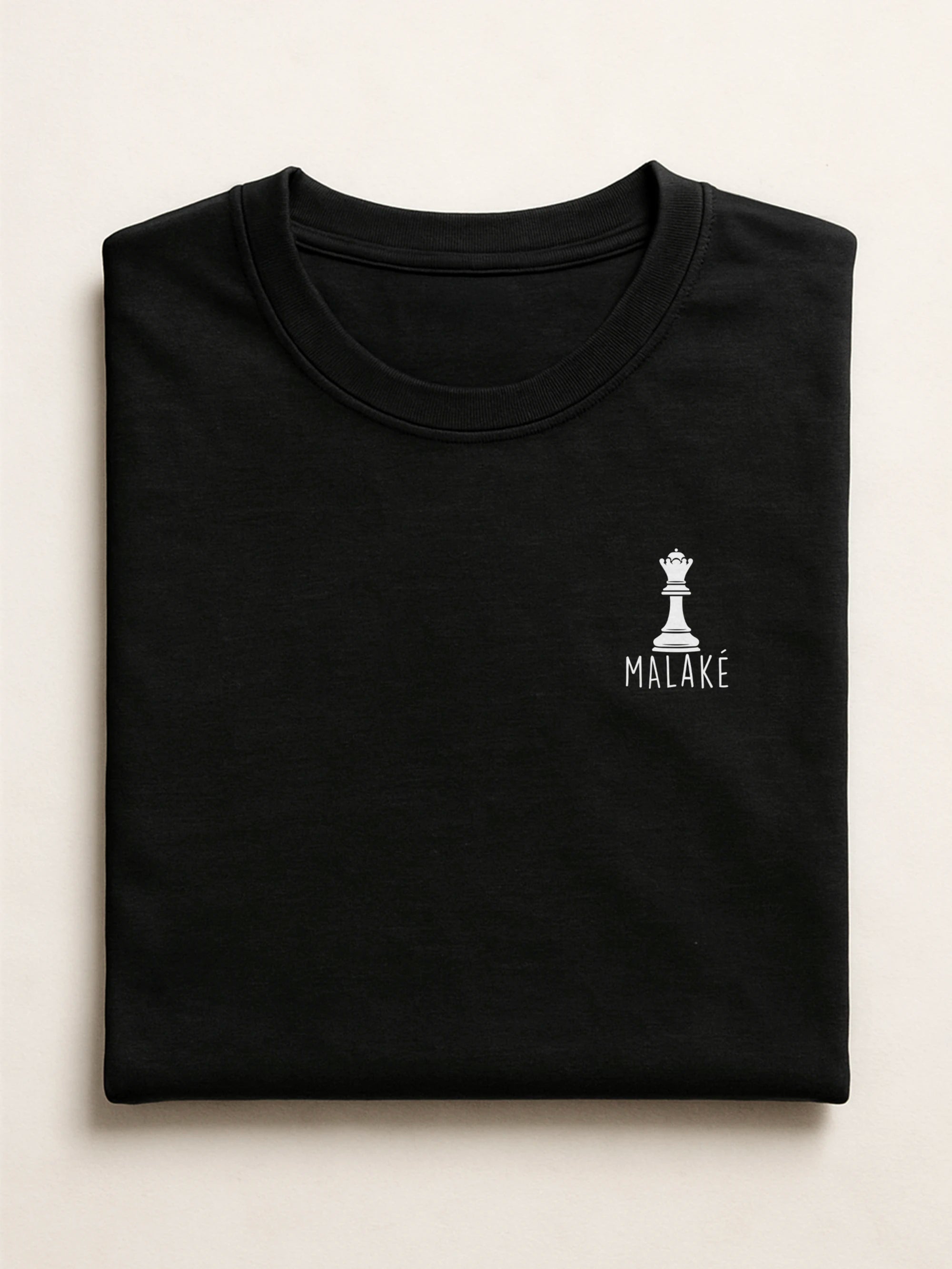 Queens and Kings - Malaké - Regular/Oversized T-shirt Oversized Black by inspire.inc