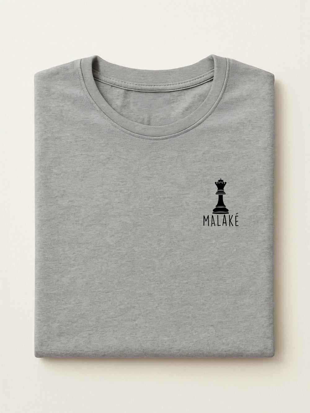 Queens and Kings - Malaké - Regular/Oversized T-shirt Oversized Light Heather Gray by inspire.inc