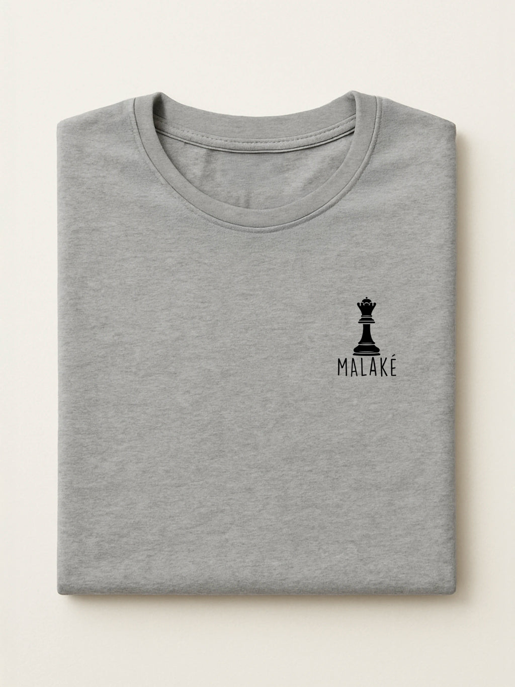 Queens and Kings - Malaké - Regular/Oversized T-shirt Oversized Light Heather Gray by inspire.inc