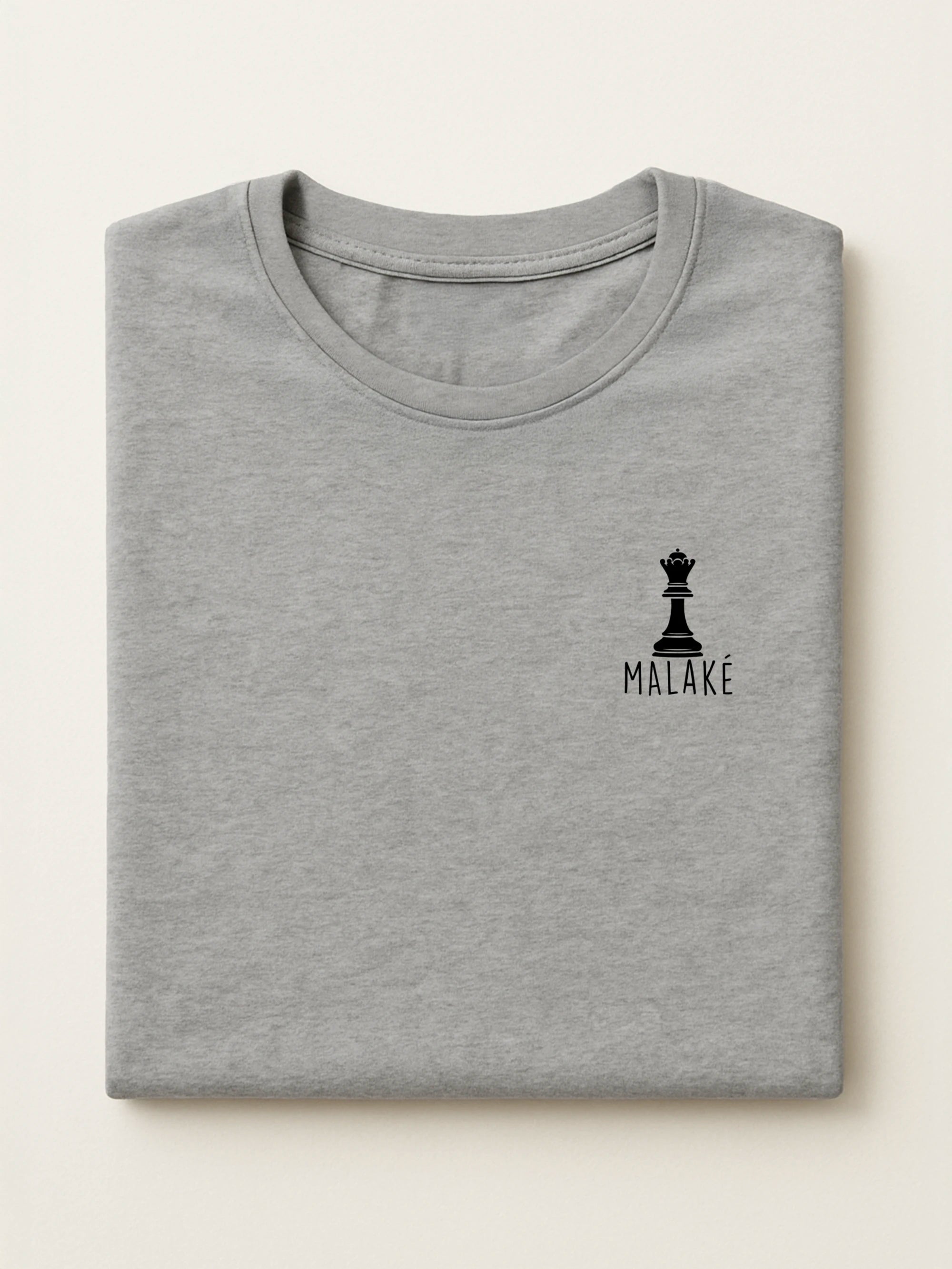 Queens and Kings - Malaké - Regular/Oversized T-shirt Oversized Light Heather Gray by inspire.inc