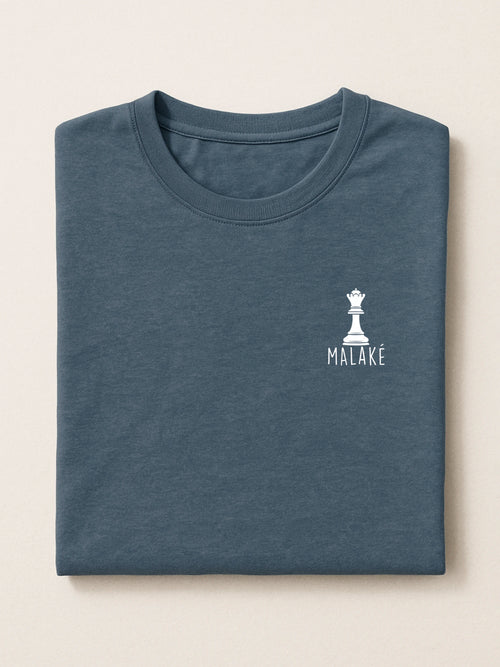 Queens and Kings - Malaké - Regular/Oversized T-shirt Oversized Heather Blue by inspire.inc