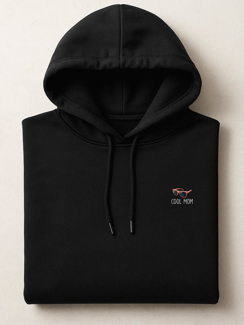 Mom Minis - Cool Mom - Premium Hoodie Light Black by inspire.inc