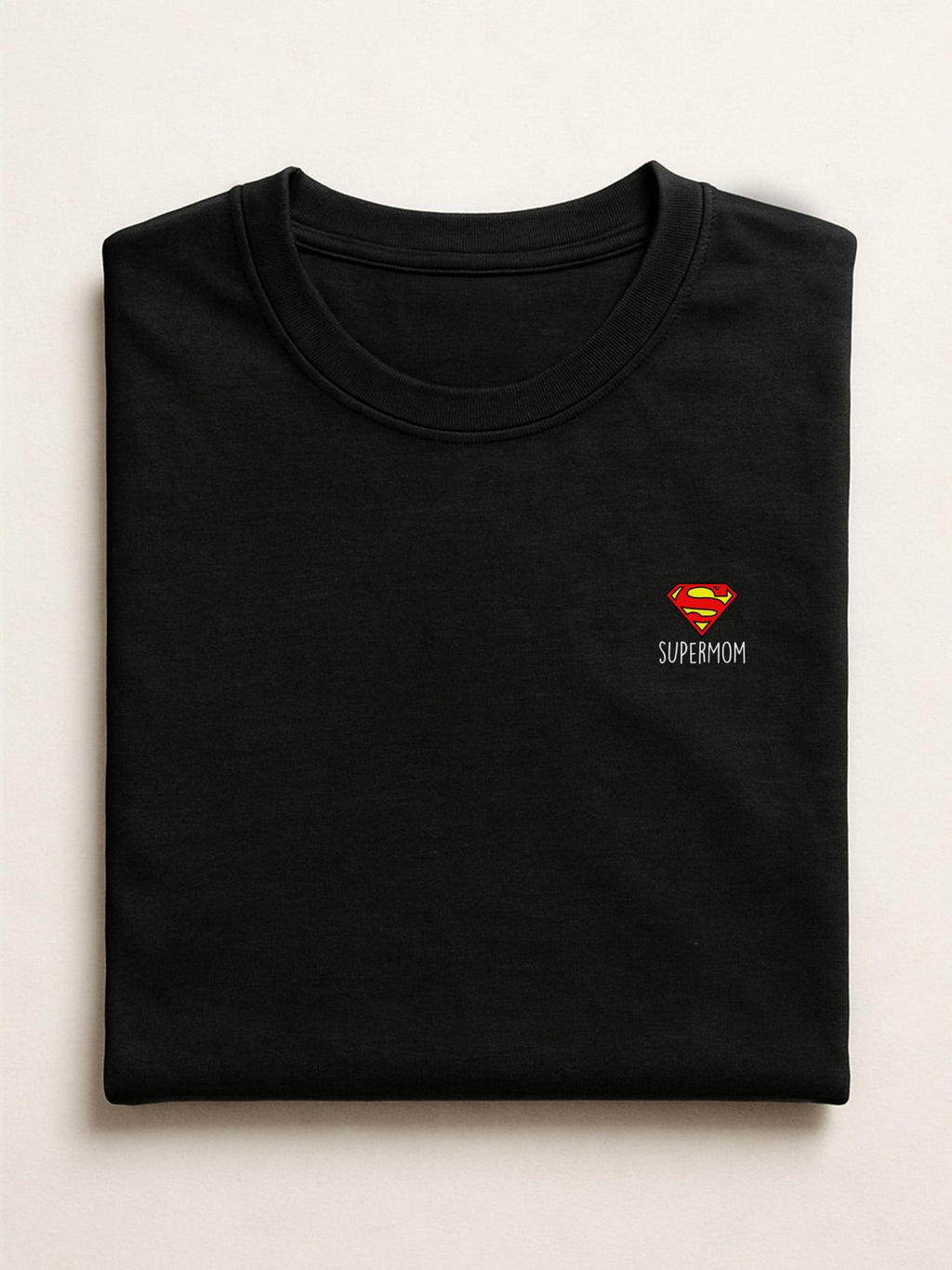 Mom Minis - Superhero Mom - Regular/Oversized T-shirt Oversized Black by inspire.inc