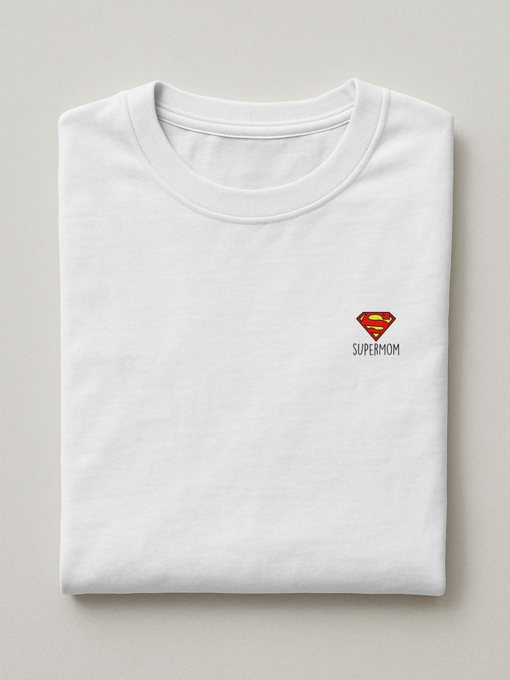 Mom Minis - Superhero Mom - Regular/Oversized T-shirt Oversized White by inspire.inc