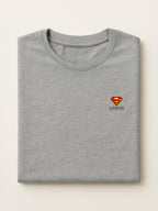 Mom Minis - Superhero Mom - Regular/Oversized T-shirt Oversized Light Heather Gray by inspire.inc