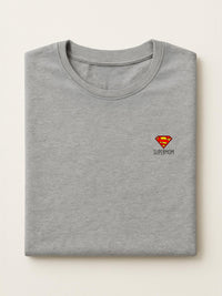 Mom Minis - Superhero Mom - Regular/Oversized T-shirt Oversized Light Heather Gray by inspire.inc