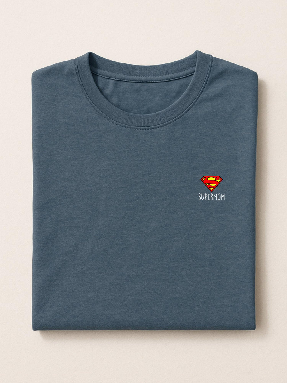 Mom Minis - Superhero Mom - Regular/Oversized T-shirt Oversized Heather Blue by inspire.inc