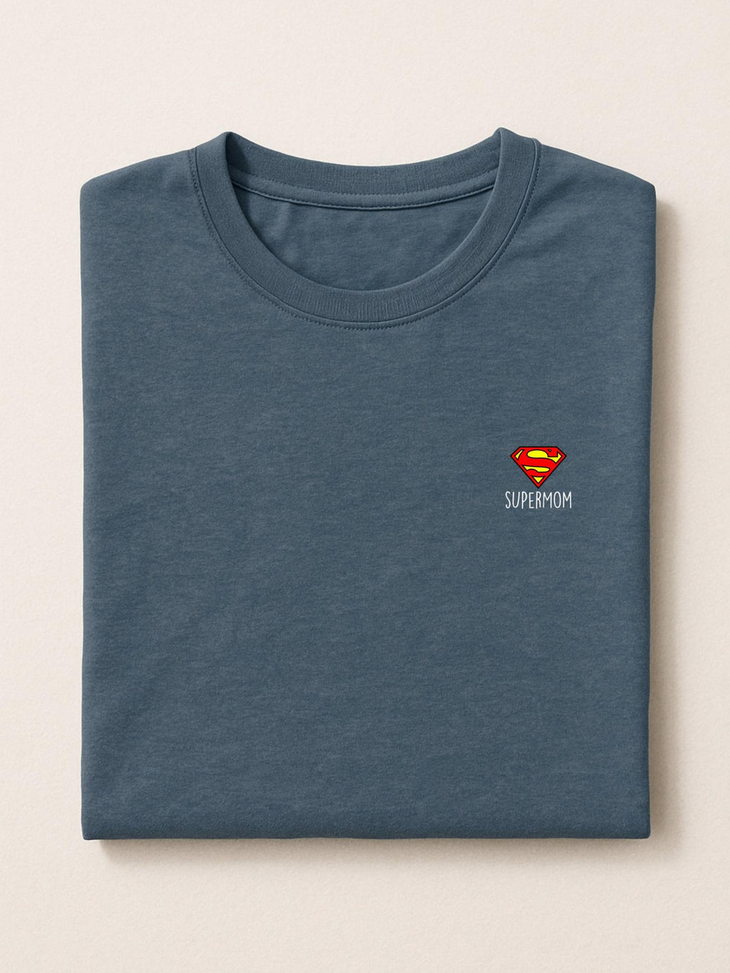 Mom Minis - Superhero Mom - Regular/Oversized T-shirt Oversized Heather Blue by inspire.inc