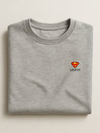 Mom Minis - Superhero Mom - Regular/Oversized Sweatshirt Regular Gray by inspire.inc