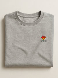 Mom Minis - Superhero Mom - Regular/Oversized Sweatshirt Regular Gray by inspire.inc