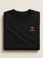 Mom Minis - Superhero Mom - Regular/Oversized Sweatshirt Regular Black by inspire.inc