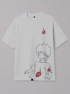 Naruto - Bittersweet - Regular/Oversized T-shirt Oversized White by inspire.inc