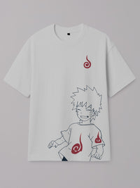 Naruto - Bittersweet - Regular/Oversized T-shirt Oversized White by inspire.inc