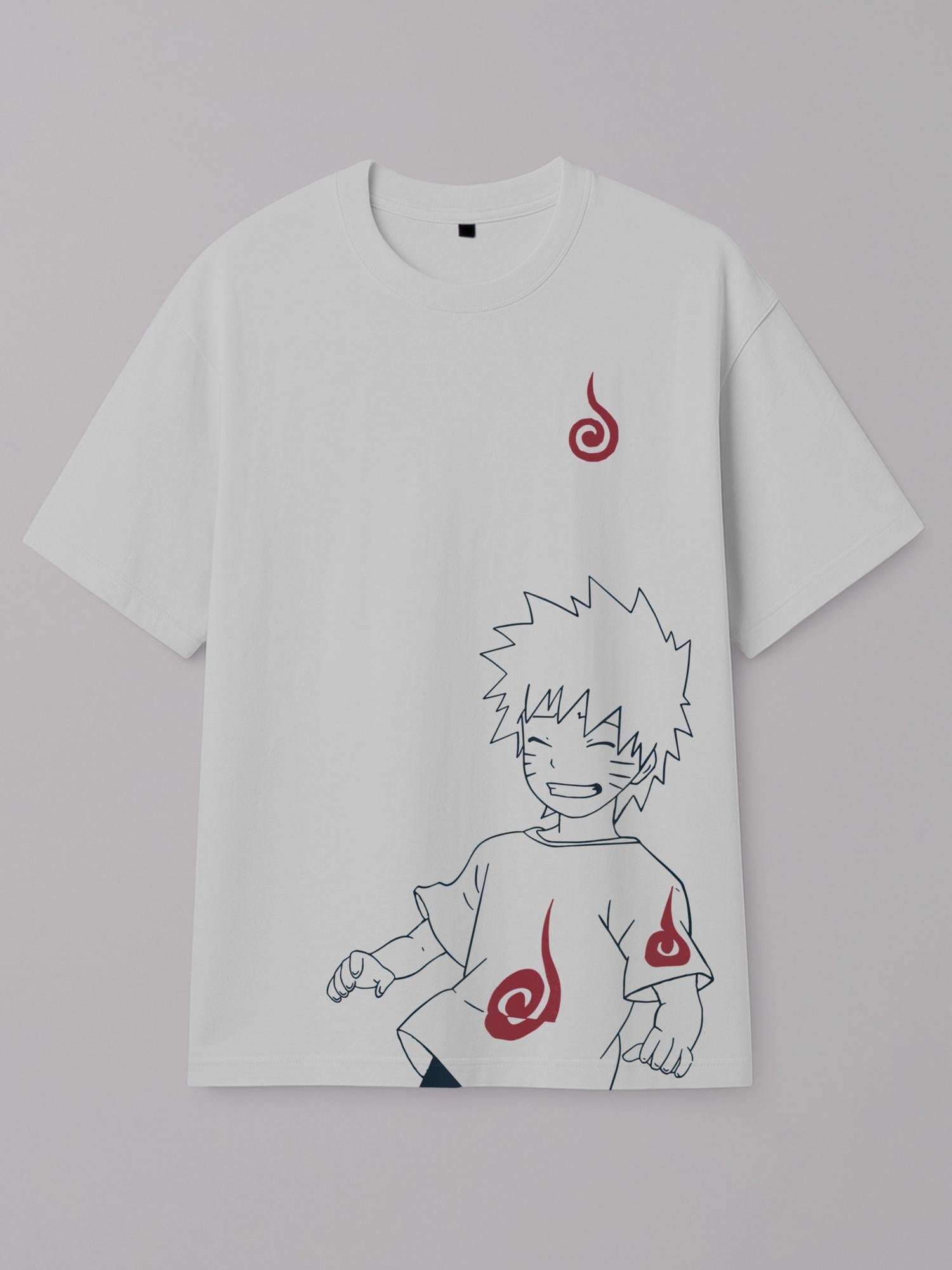 Naruto - Bittersweet - Regular/Oversized T-shirt Oversized White by inspire.inc