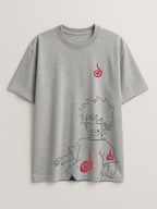 Naruto - Bittersweet - Regular/Oversized T-shirt Oversized Light Heather Gray by inspire.inc