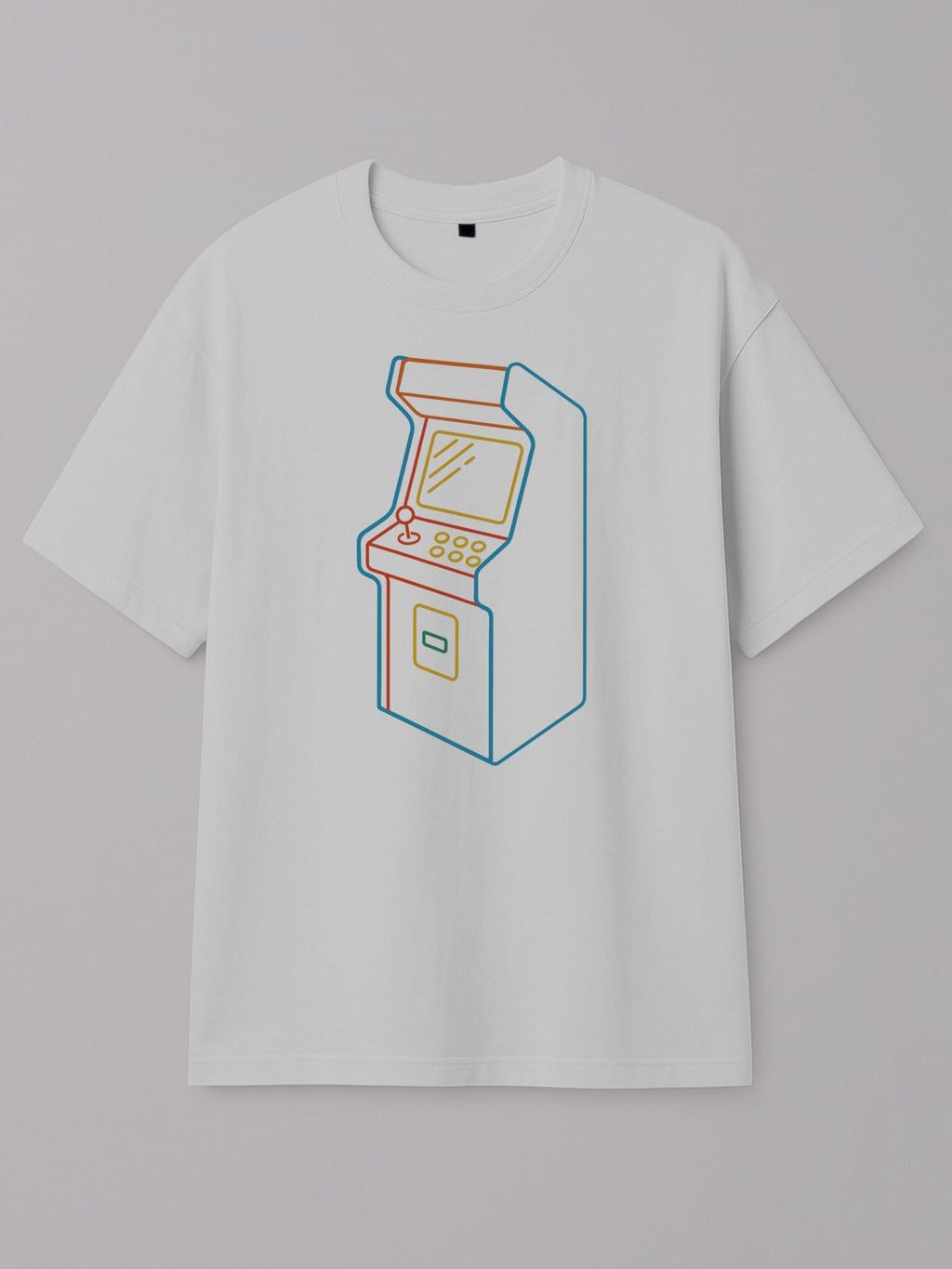 Neon Sticks - Arcade - Regular/Oversized T-shirt Oversized White by inspire.inc