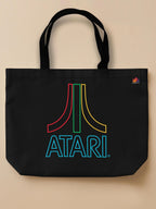 Neon Sticks - Atari - Neo Tote Bag Black Front Only by inspire.inc