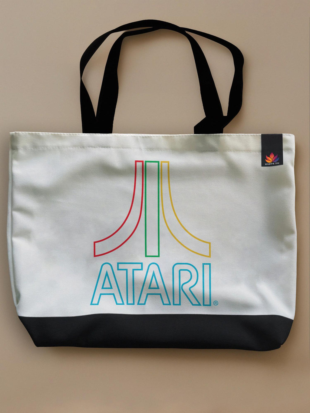Neon Sticks - Atari - Neo Tote Bag White Front Only by inspire.inc