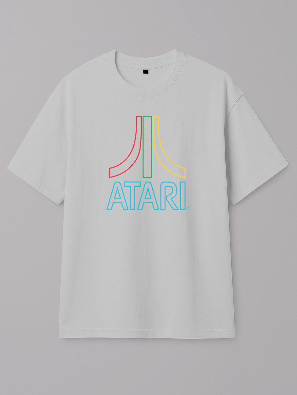 Neon Sticks - Atari - Regular/Oversized T-shirt Oversized White by inspire.inc