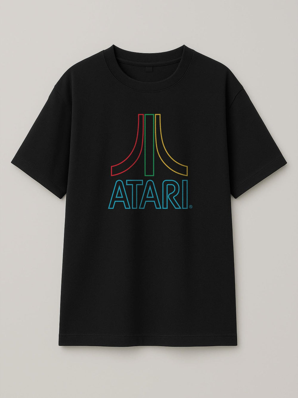 Neon Sticks - Atari - Regular/Oversized T-shirt Oversized Black by inspire.inc