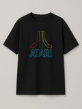 Neon Sticks - Atari - Regular/Oversized T-shirt Oversized Black by inspire.inc