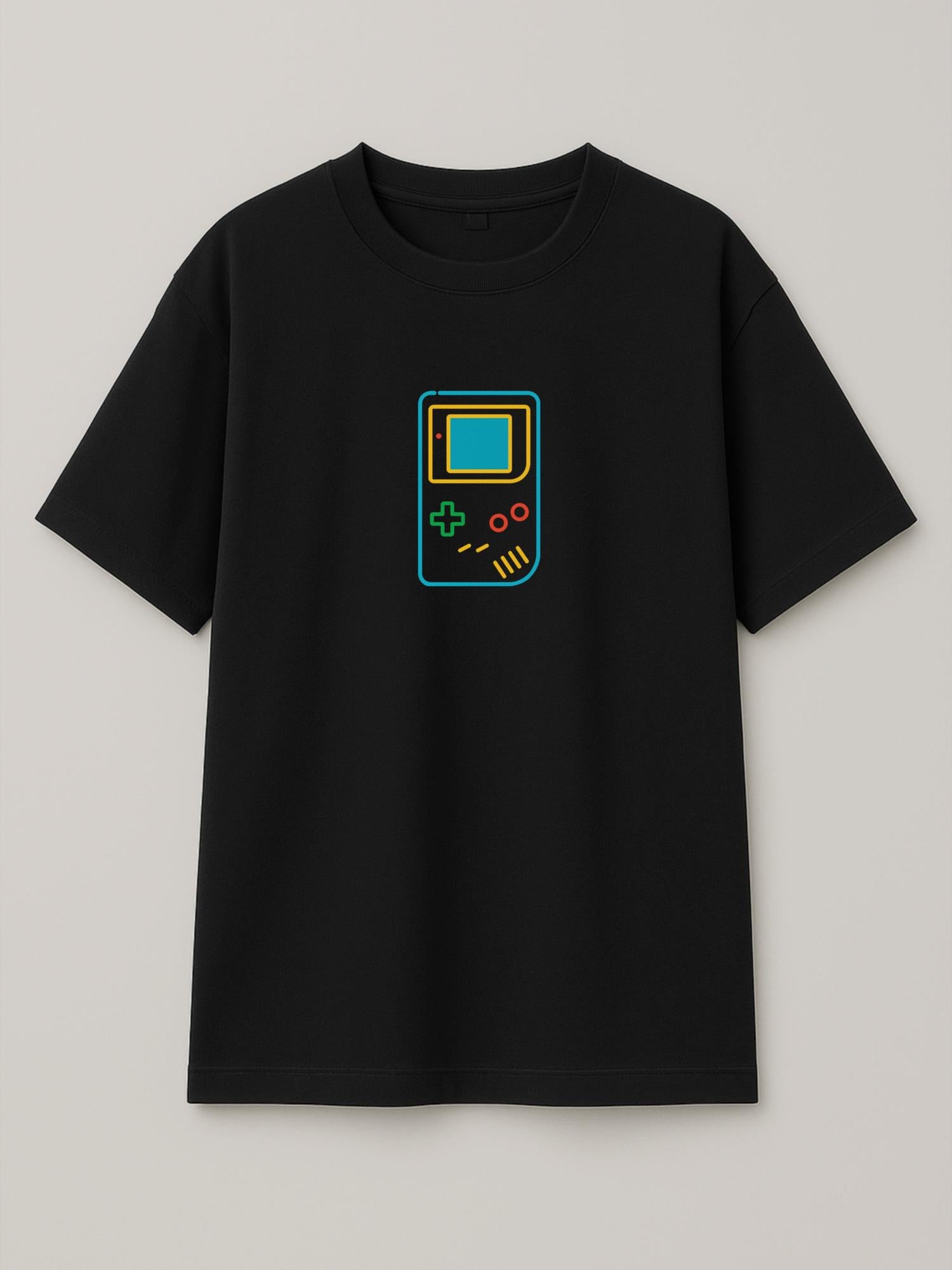 Neon Sticks - Game Boy - Regular/Oversized T-shirt Oversized Black by inspire.inc