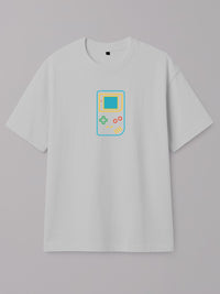 Neon Sticks - Game Boy - Regular/Oversized T-shirt Oversized White by inspire.inc