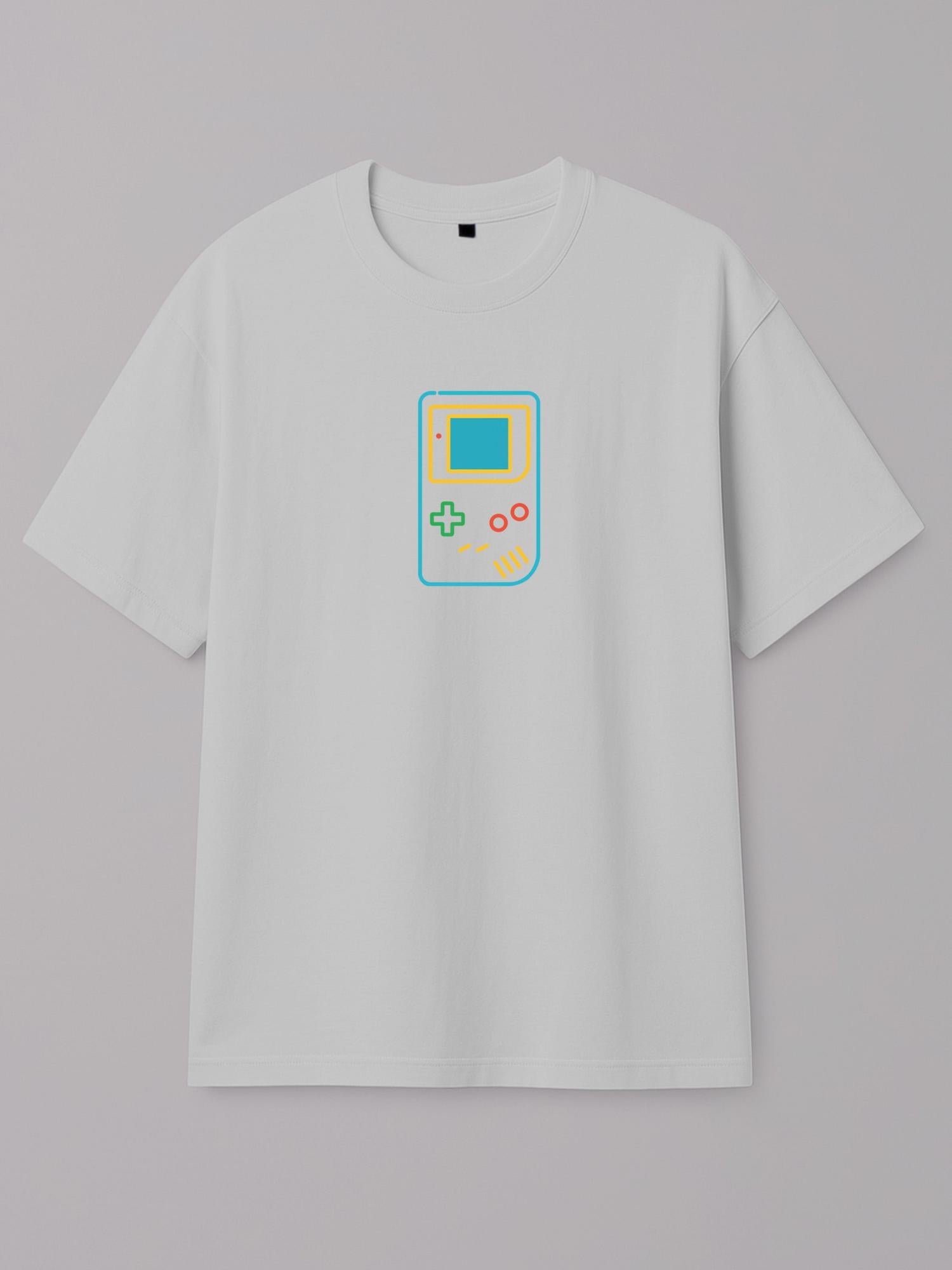 Neon Sticks - Game Boy - Regular/Oversized T-shirt Oversized White by inspire.inc