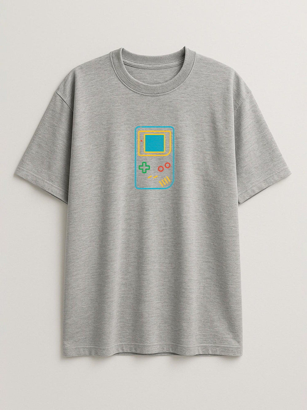Neon Sticks - Game Boy - Regular/Oversized T-shirt Oversized Light Heather Gray by inspire.inc
