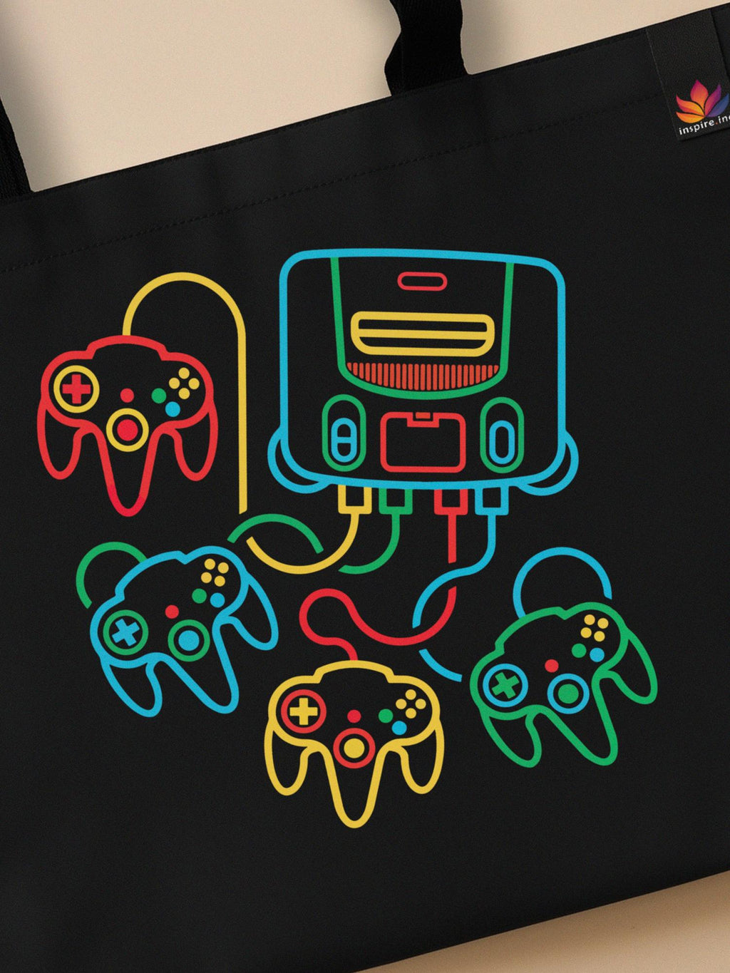 Neon Sticks - Nintendo 64 - Neo Tote Bag by inspire.inc