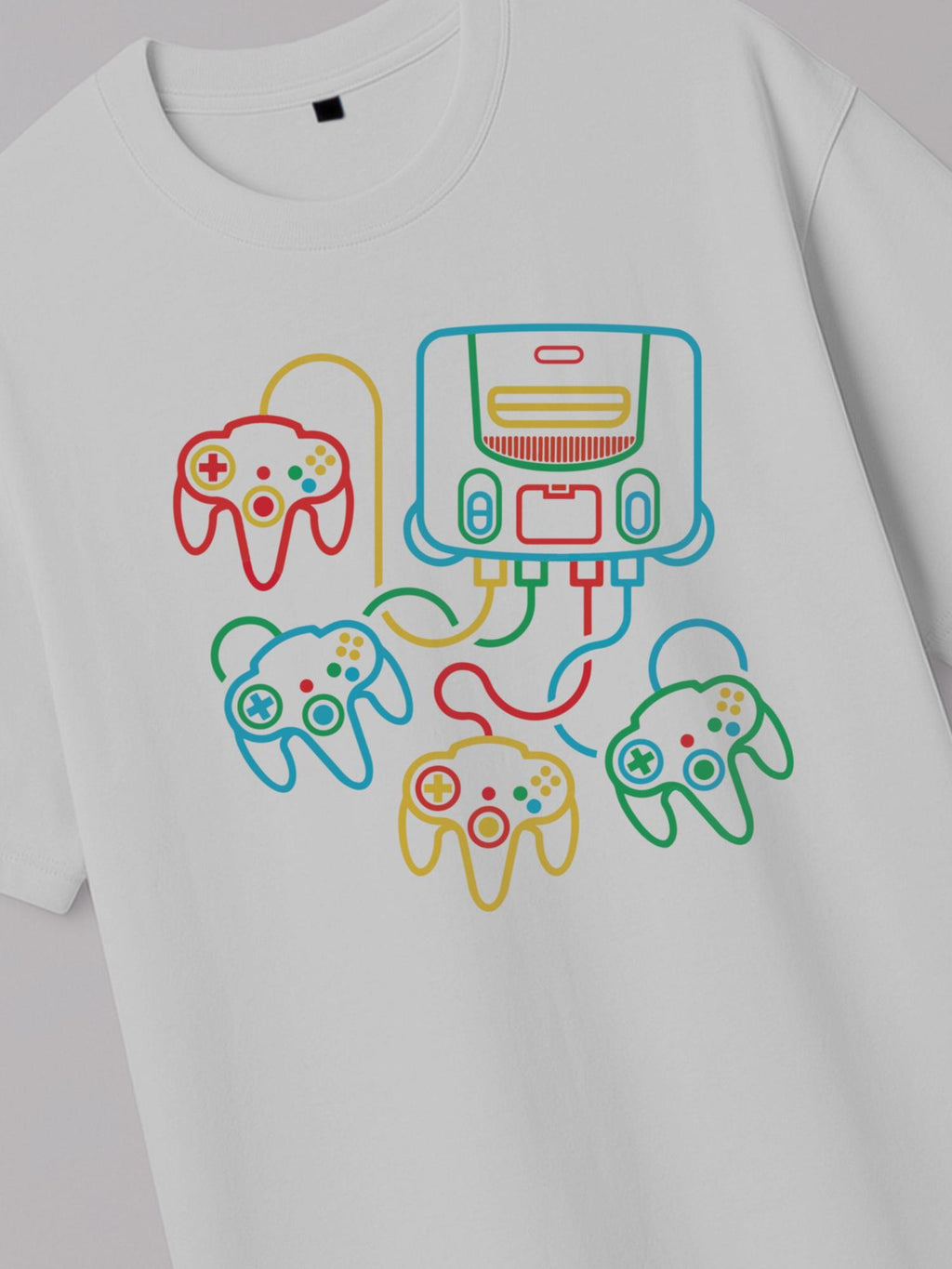 Neon Sticks - Nintendo 64 - Regular/Oversized T-shirt by inspire.inc