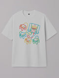 Neon Sticks - Nintendo 64 - Regular/Oversized T-shirt Oversized White by inspire.inc