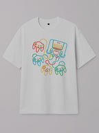 Neon Sticks - Nintendo 64 - Regular/Oversized T-shirt Oversized White by inspire.inc
