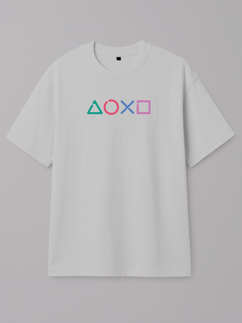 Neon Sticks - Playstation - Regular/Oversized T-shirt Oversized White by inspire.inc