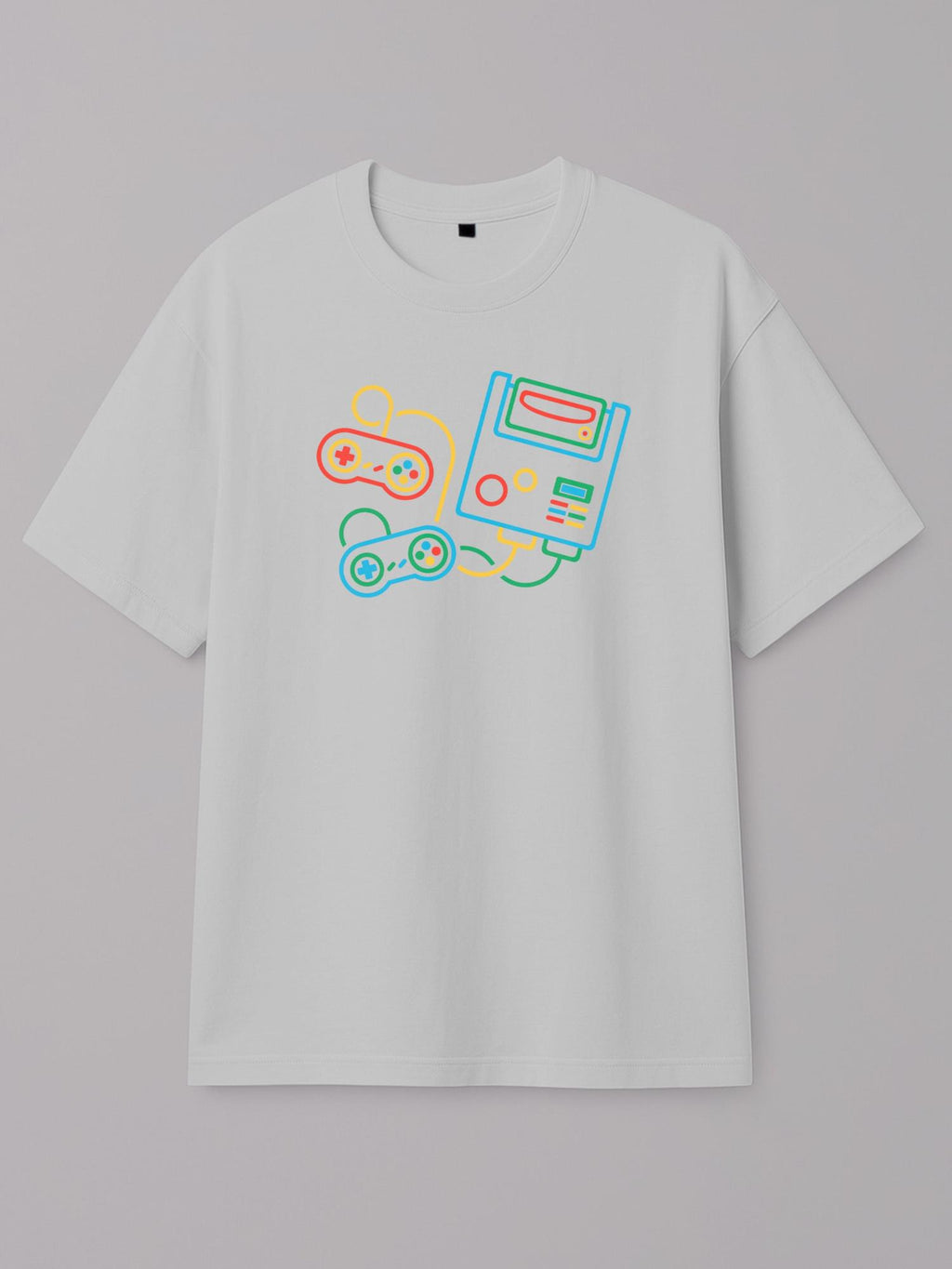 Neon Sticks - Super Nintendo - Regular/Oversized T-shirt Oversized White by inspire.inc