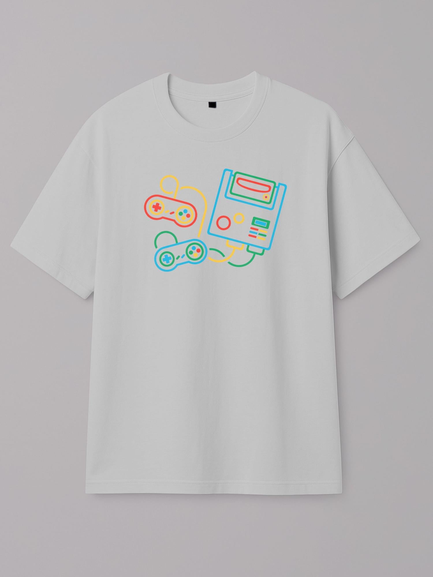 Neon Sticks - Super Nintendo - Regular/Oversized T-shirt Oversized White by inspire.inc