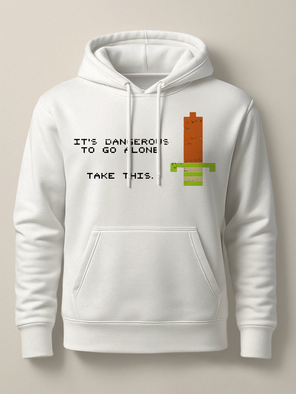 The Legend of Zelda - Not Alone - Unisex Premium Hoodie Light White by inspire.inc