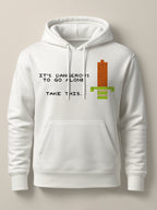 The Legend of Zelda - Not Alone - Unisex Premium Hoodie Light White by inspire.inc