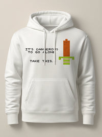 The Legend of Zelda - Not Alone - Unisex Premium Hoodie Light White by inspire.inc