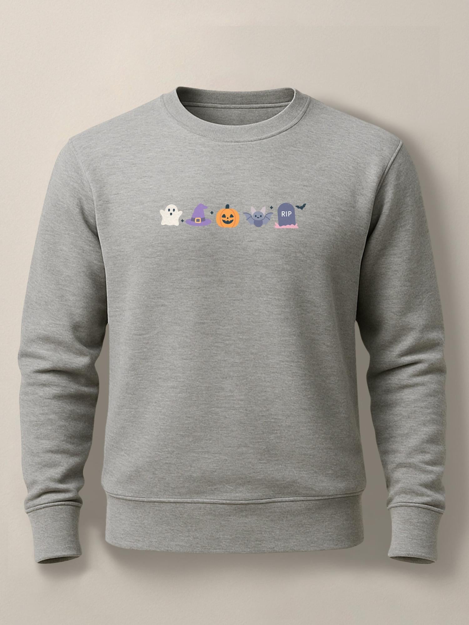 Not So Spooky - Unisex Regular/Oversized Sweatshirt Regular Gray by inspire.inc