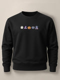 Not So Spooky - Unisex Regular/Oversized Sweatshirt Regular Black by inspire.inc
