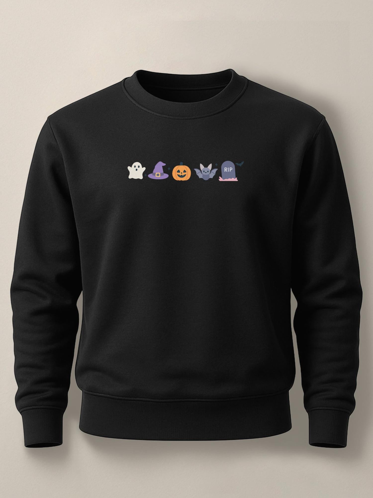 Not So Spooky - Unisex Regular/Oversized Sweatshirt Regular Black by inspire.inc