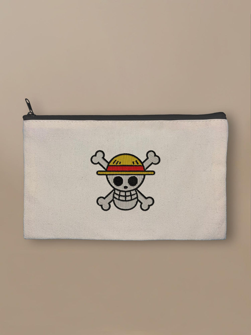 One Piece - Jolly Roger - Zipper Pouch Black by inspire.inc