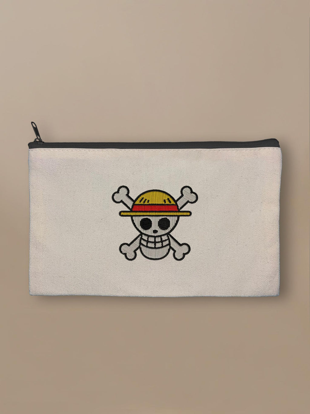 One Piece - Jolly Roger - Zipper Pouch Black by inspire.inc