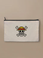 One Piece - Jolly Roger - Zipper Pouch Black by inspire.inc