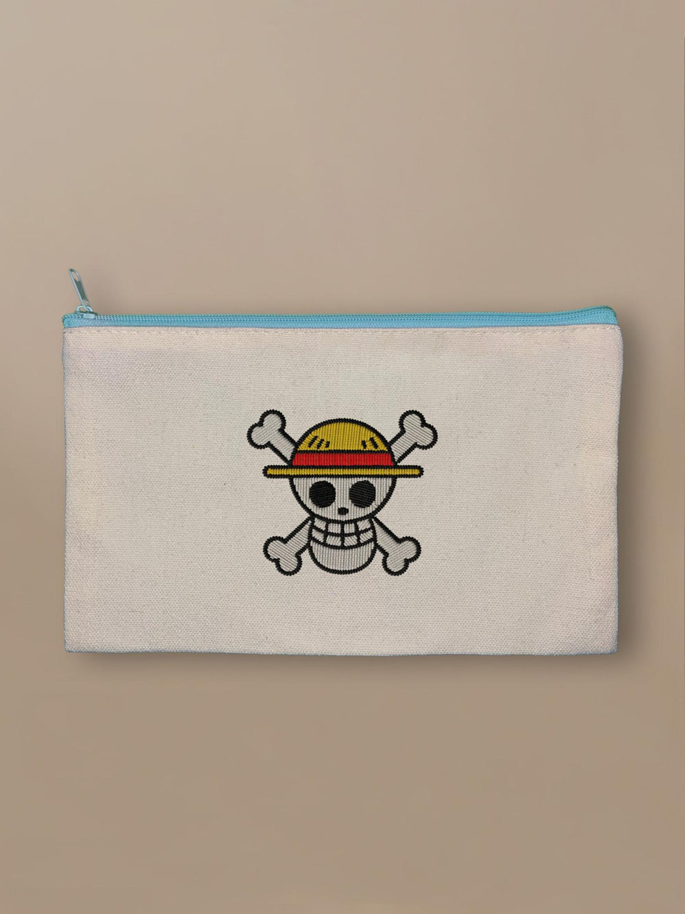 One Piece - Jolly Roger - Zipper Pouch Blue by inspire.inc
