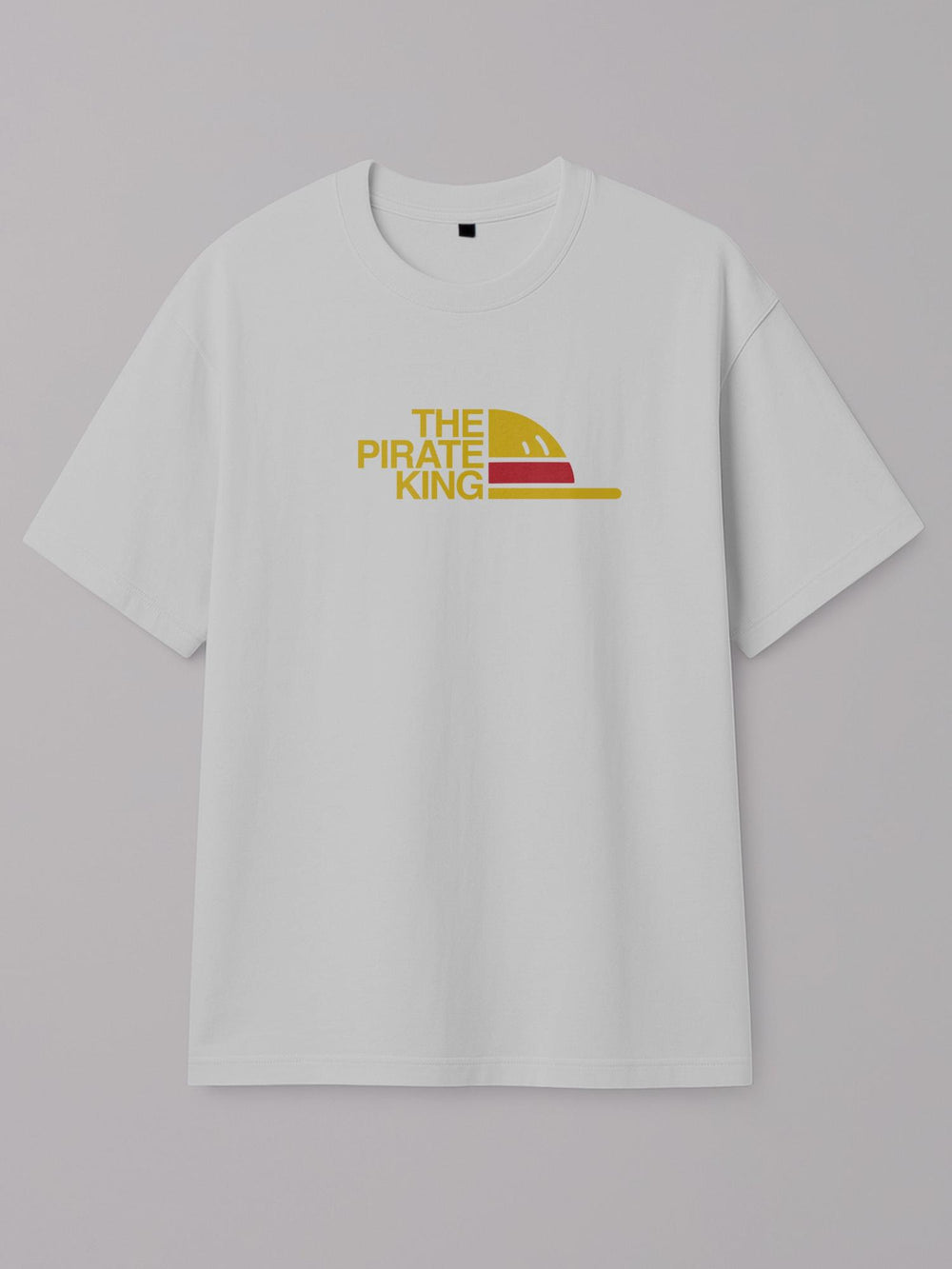 One Piece - The Pirate King (Big) - Regular/Oversized T-shirt Oversized White by inspire.inc