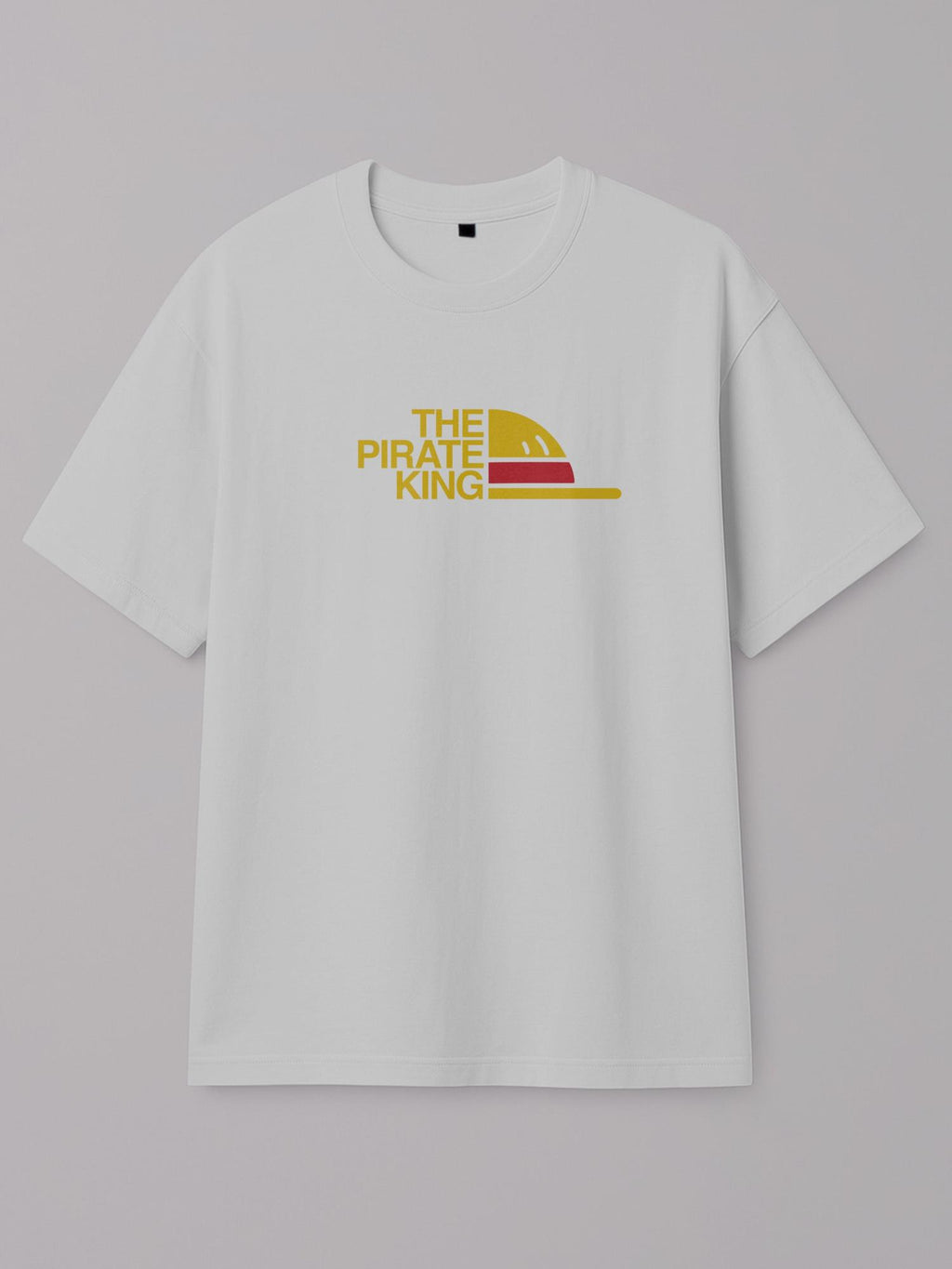 One Piece - The Pirate King (Big) - Regular/Oversized T-shirt Oversized White by inspire.inc