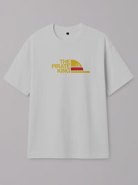 One Piece - The Pirate King (Big) - Regular/Oversized T-shirt Oversized White by inspire.inc