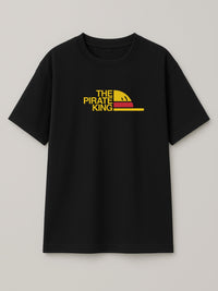 One Piece - The Pirate King (Big) - Regular/Oversized T-shirt Oversized Black by inspire.inc